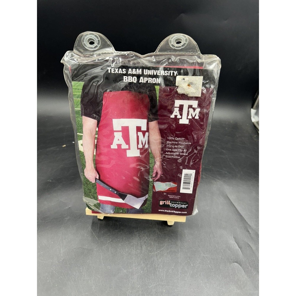 NCAA Texas A&M University BBQ Apron read description